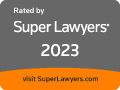 Super Lawyers recognition badge